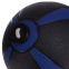 М'яч медичний Tornado Ball Zelart на мотузці FI-5709-5 5кг чорний-синій 4