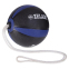 М'яч медичний Tornado Ball Zelart на мотузці FI-5709-5 5кг чорний-синій 5