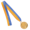 Медаль спортивна зі стрічкою SP-Sport AIM Собаки C-4846-0063 золото, срібло, бронза 2