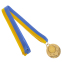 Медаль спортивна зі стрічкою SP-Sport AIM Кішки C-4846-0061 золото, срібло, бронза 2