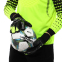 Перчатки вратарские профессиональные с защитой пальцев SOCCERMAX GK-4315 размер 7-11 черный-салатовый 9