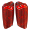 Щитки футбольные с держателем щитков в комплекте Joma SPARTAN 401674-106 S-L красный-черный 0