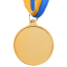 Заготовка медали с лентой SP-Sport SKILL C-4845 5см золото, серебро, бронза 1