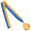 Заготовка медали с лентой SP-Sport SKILL C-4845 5см золото, серебро, бронза 2