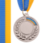 Заготовка медали спортивной с лентой SP-Sport UKRAINE с украинской символикой C-3241 ø5см золото, серебро, бронза 3