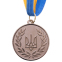 Заготовка медали с лентой SP-Sport UKRAINE с украинской символикой C-3242 5см золото, серебро, бронза 4