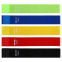 Набір гумок тканинних для вправ стрічки опору LOOP BANDS Raciness FI-2233 5шт кольори в асортименті 4