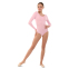 Купальник для танцев и гимнастики с длинным рукавом из хлопка Lingo CO-1253 S-XL цвета в ассортименте 15