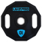Блини диски поліуретанові 2 Handle металева втулка LiveUp LP8023-10 ø51мм 10кг чорний 0