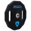 Блини диски поліуретанові 2 Handle металева втулка LiveUp LP8023-15 ø51мм 15кг чорний 1