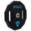 Блини диски поліуретанові 2 Handle металева втулка LiveUp LP8023-20 ø51мм 20кг чорний 1