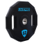 Блини диски поліуретанові 2 Handle металева втулка LiveUp LP8023-25 ​​ø51мм 25кг чорний 1