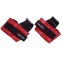Крюки для подтягивания и тяги на запястья Zelart SB-167058 2шт черный-красный 4