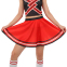 Костюм для чирлидинга кроп-топ и плиссированная мини-юбка SP-Sport CO-5856 размер S-2XL красный 6