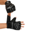 Рукавиці для змішаних єдиноборств MMA HARD TOUCH BO-5237 S-XL чорний 0