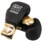 Рукавиці боксерські на липучці PU CORE BO-5249 10-12унцій чорний-золотий 5