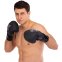 Рукавиці боксерські на липучці PU CORE BO-5259 10-14унцій чорний 6