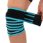 Колінні бинти для присідань KNEE WRAPS LiveUp LP8724 2шт синій-чорний 4
