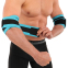 Бинти на лікті для жиму ELBOW WRAPS LiveUp LP8725 2шт синій-чорний 2