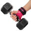Накладки для подтягивания и тяги LIFTING GRIPS LiveUp LP8758 2шт S-L розовый-черный 4