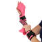 Накладки для подтягивания и тяги WEIGHT LIFTING WRIST WRAPS LiveUp LP8757 2шт розовый-черный 2