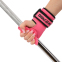 Накладки для подтягивания и тяги WEIGHT LIFTING WRIST WRAPS LiveUp LP8757 2шт розовый-черный 6