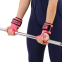 Накладки для подтягивания и тяги WEIGHT LIFTING WRIST WRAPS LiveUp LP8757 2шт розовый-черный 7