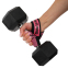 Лямки для тяги LIFTING STRAP LiveUp LP8756 2шт розовый-черный 2