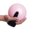 М'яч обважений з манжетом PRO-SUPRA WEIGHTED EXERCISE BALL 030-0_5LB 11см рожевий 5