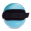 М'яч обважений з манжетом PRO-SUPRA WEIGHTED EXERCISE BALL 030-1LB 11см блакитний 2