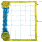 Сітка для волейболу SP-Planeta Економ12 Норма SO-9552 9x0,9м синій-жовтий 0