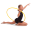Купальник для танців і гімнастики з довгим рукавом і спідницею Lingo CO-9014-NB XS-XL чорний 2