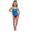 Купальник для плавання злитий дитячий ARENA MADEUP KIDS AR-23171-33 2-5 років синій-помаранчевий 2