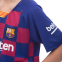 Форма футбольная детская с символикой футбольного клуба BARCELONA MESSI 10 домашняя 2020 SP-Planeta CO-1283 6-14 лет синий-бордовый 2