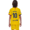 Форма футбольная детская с символикой футбольного клуба BARCELONA MESSI 10 гостевая 2020 SP-Planeta CO-0975 6-14 лет желтый 0