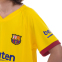 Форма футбольна дитяча з символікою футбольного клубу BARCELONA MESSI 10 виїзна 2020 SP-Planeta CO-0975 6-14 років жовтий 2