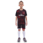 Форма футбольная детская с символикой футбольного клуба AC MILAN резервная 2020 SP-Planeta CO-0979 8-14 лет черный-красный 3