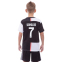 Форма футбольна дитяча з символікою футбольного клубу JUVENTUS RONALDO 7 домашня 2020 SP-Planeta CO-тисяча двісті вісімдесят чотири 6-14 років білий-чорний 0