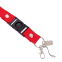 Шнурок для ключів на шию UQLUBROS SP-Sport M-4559-30 50см червоний 0