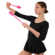 Купальник для танців і гімнастики з довгим рукавом і спідницею Lingo CO-7046 104-162см чорний 4