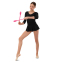 Купальник для танців і гімнастики з довгим рукавом і спідницею Lingo CO-7046 104-162см чорний 14