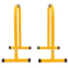 Бруси підлогові-хайроківси еквалайзер тренувальний EQUALIZER Zelart FI-1219 жовтий 0
