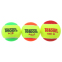 М'яч для великого тенісу TELOON KIDS 70 Stage-3 48шт червоно-салатовий 7