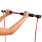 Палка гімнастична бодібар для фітнесу з еспандерами Body Shaper Stick PS F-932 1м чорний-червоний 0