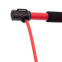 Палка гимнастическая бодибар для фитнеса с эспандерами Body Shaper Stick PS F-932 1м черный-красный 1
