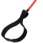 Палка гімнастична бодібар для фітнесу з еспандерами Body Shaper Stick PS F-932 1м чорний-червоний 2