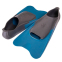 Ласты для тренировок в бассейне короткие с закрытой пяткой MadWave M074606608W размер 42-43 голубой 0