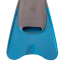 Ласты для тренировок в бассейне короткие с закрытой пяткой MadWave M074606608W размер 42-43 голубой 2