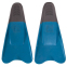 Ласты для тренировок в бассейне короткие с закрытой пяткой MadWave M074606608W размер 42-43 голубой 6
