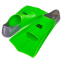 Ласты для тренировок в бассейне короткие с закрытой пяткой MadWave M074710310W размер 35-36 зеленый 0